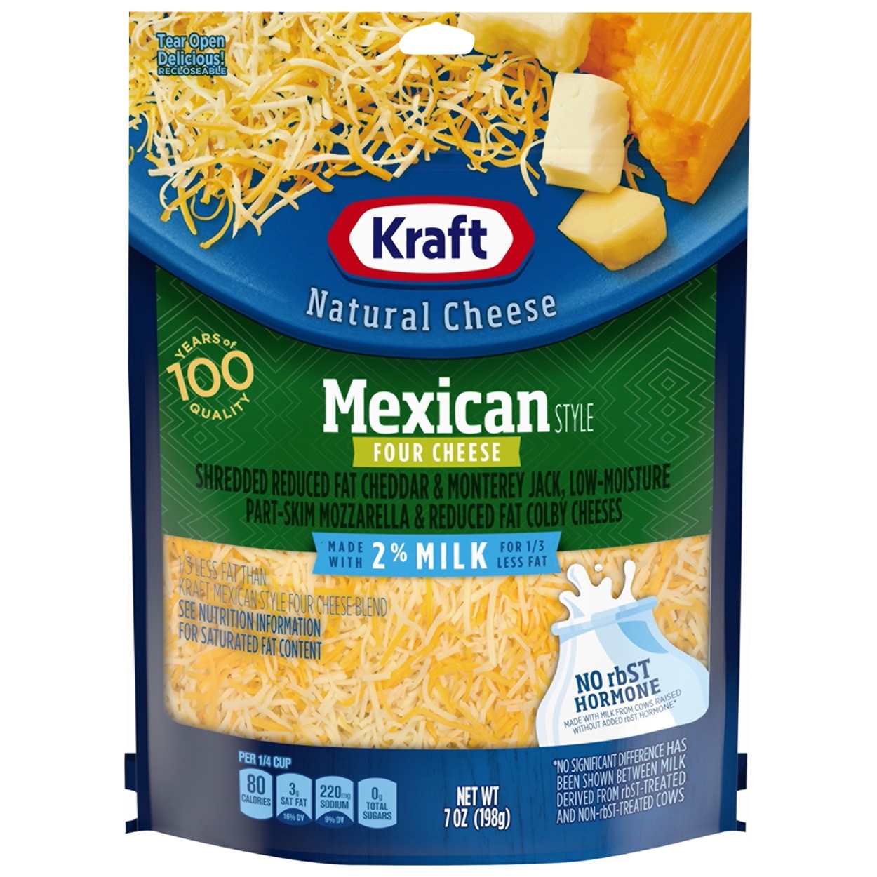 Mexican Style Four Cheese (2% Milk)