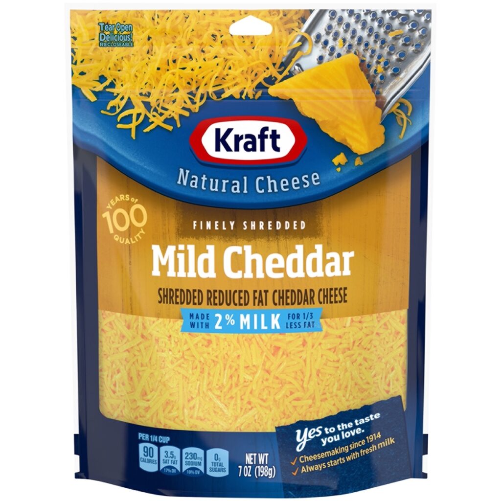 Mild Cheddar 2% Milk