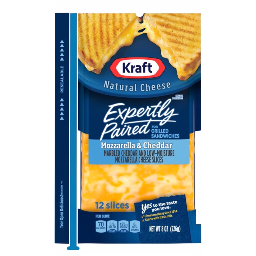 Mozzarella and Cheddar Slices