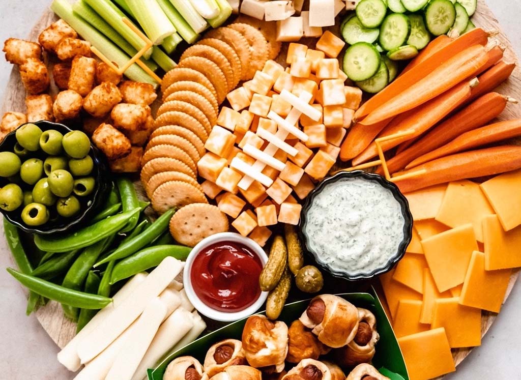 Football Charcuterie Board