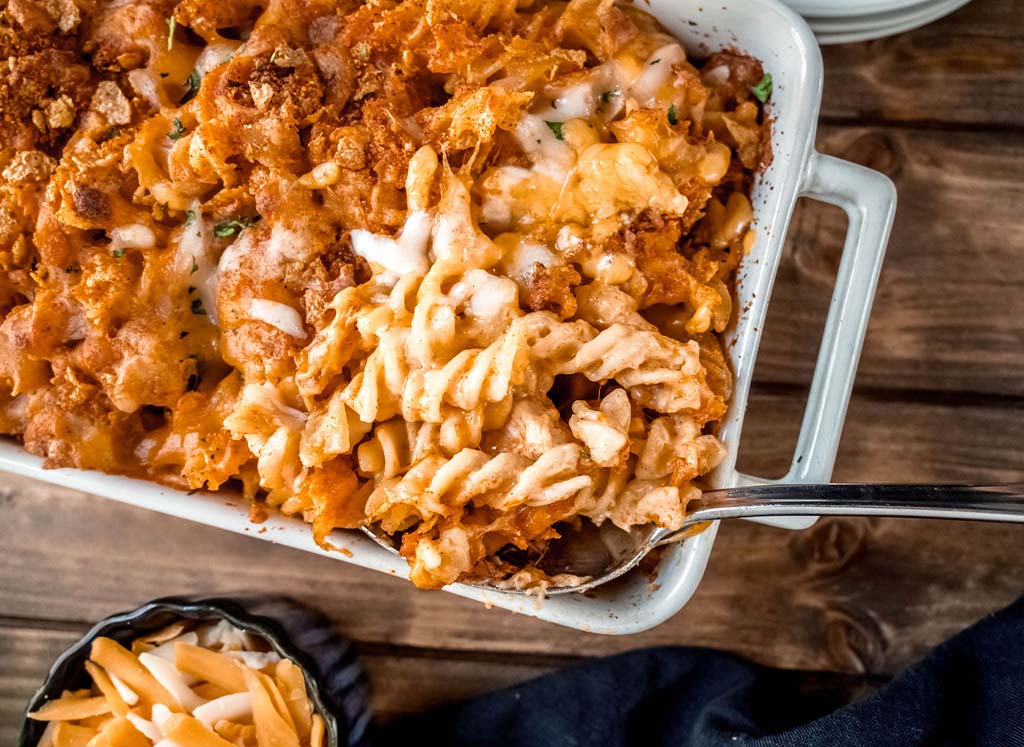 Nashville Hot Honey Chicken Macaroni and Cheese