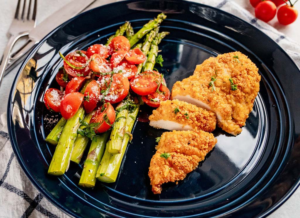 Crispy Parmesan Chicken Breasts