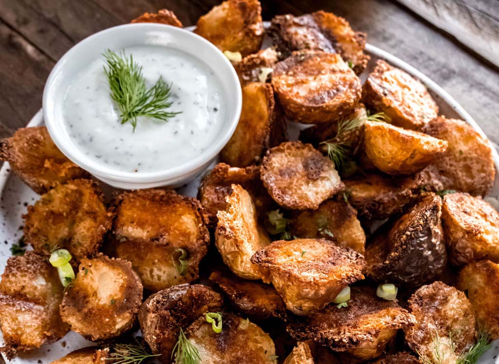 Crispy Parmesan Potatoes
