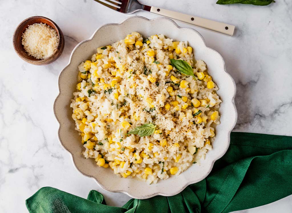 Sweet Corn Risotto