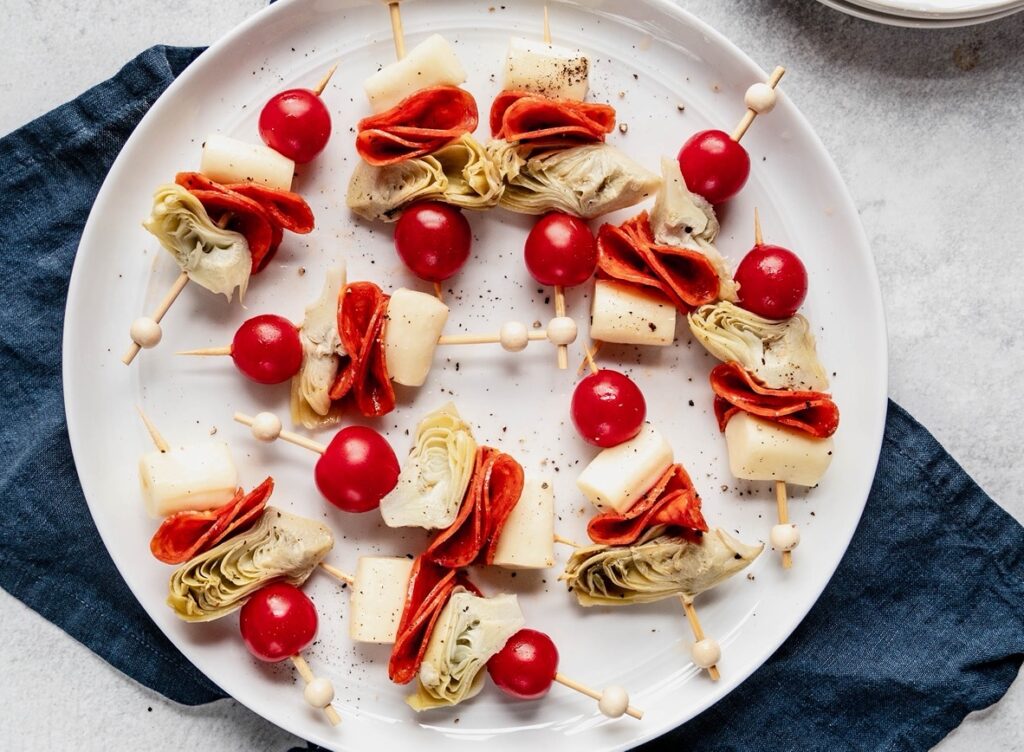 Marinated Antipasto Skewers