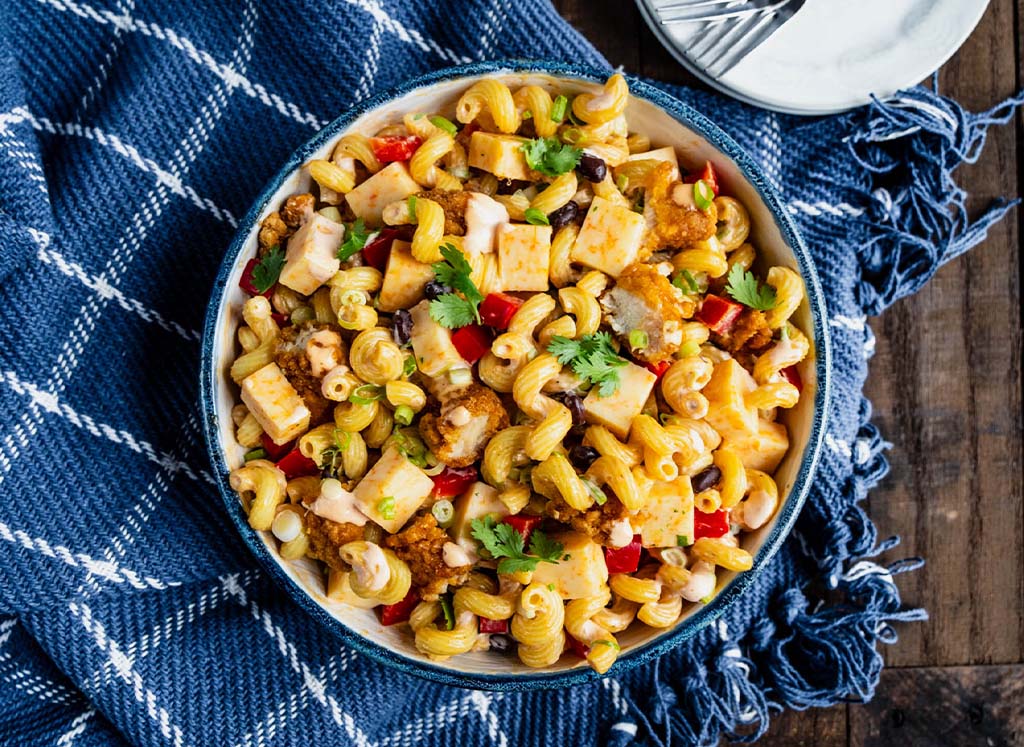 Buffalo Chicken Pasta Salad