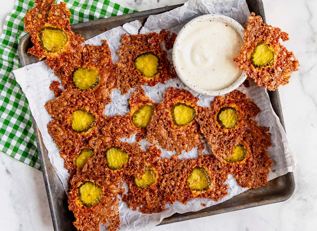 Cheesy Pickle Chips