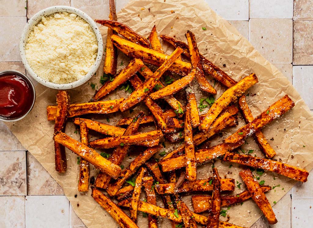Parmesan Sweet Potato Fries