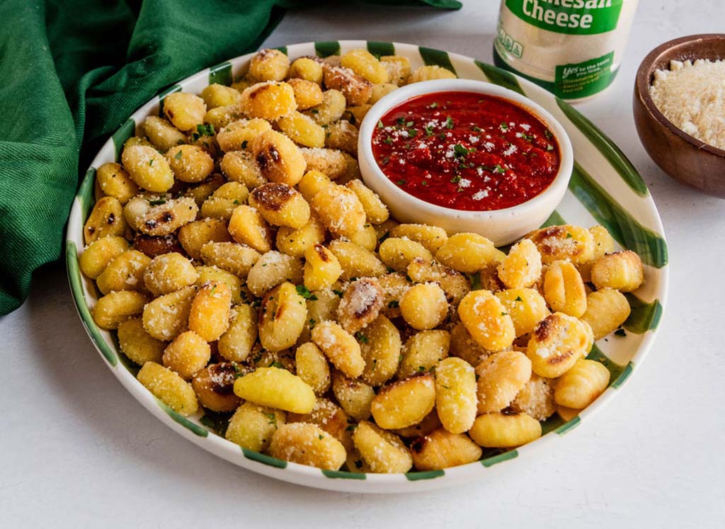 Air Fried Cacio e Pepe Gnocchi