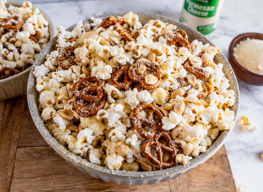 Cheesy Parmesan Popcorn