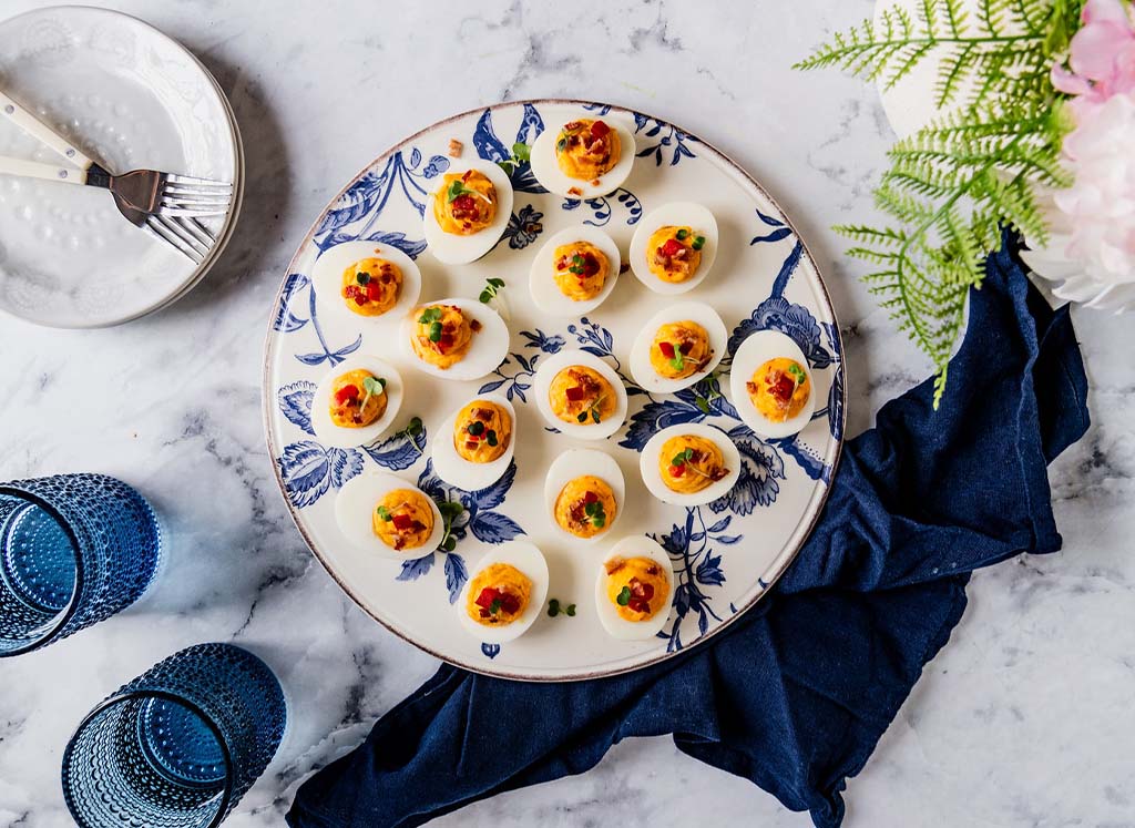 Pimento-Cheese Deviled Eggs