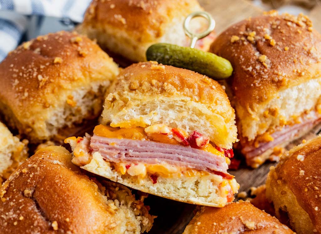 Pimento Cheese and Ham Sandwiches