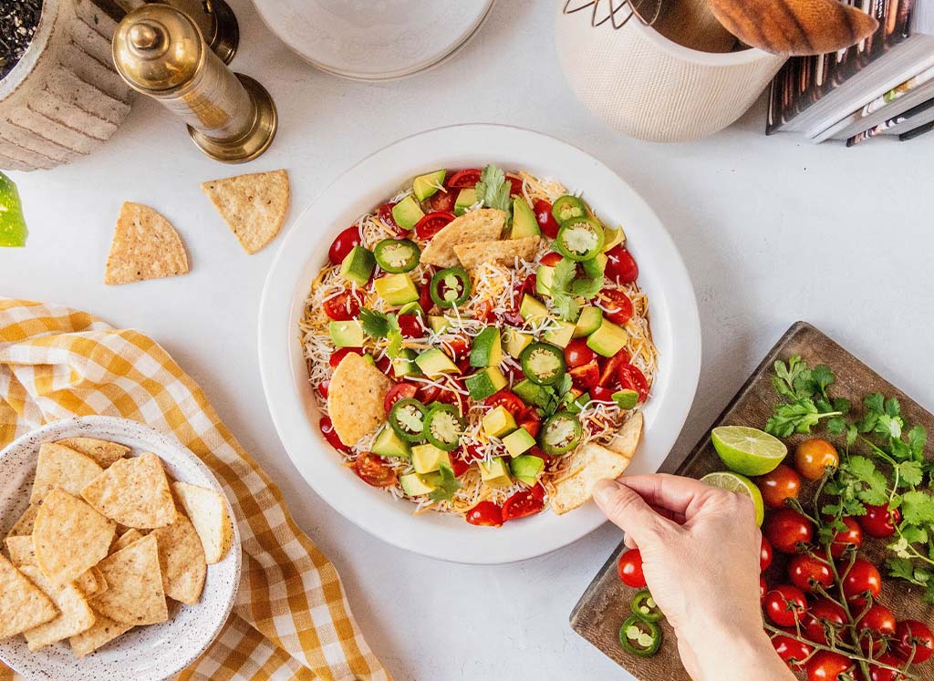 Easy Layered Taco Dip