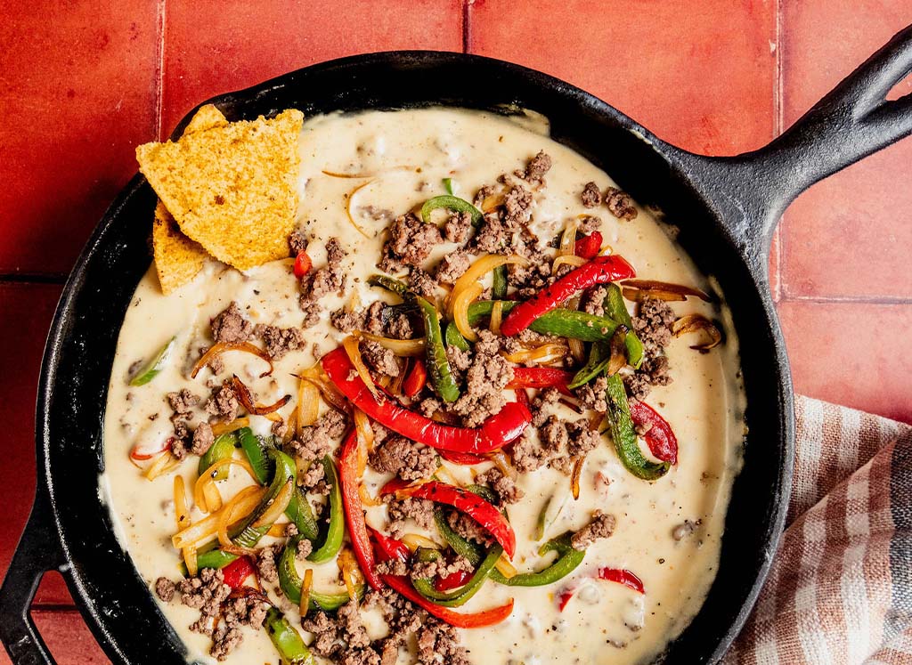 Philly Cheesesteak Queso Dip