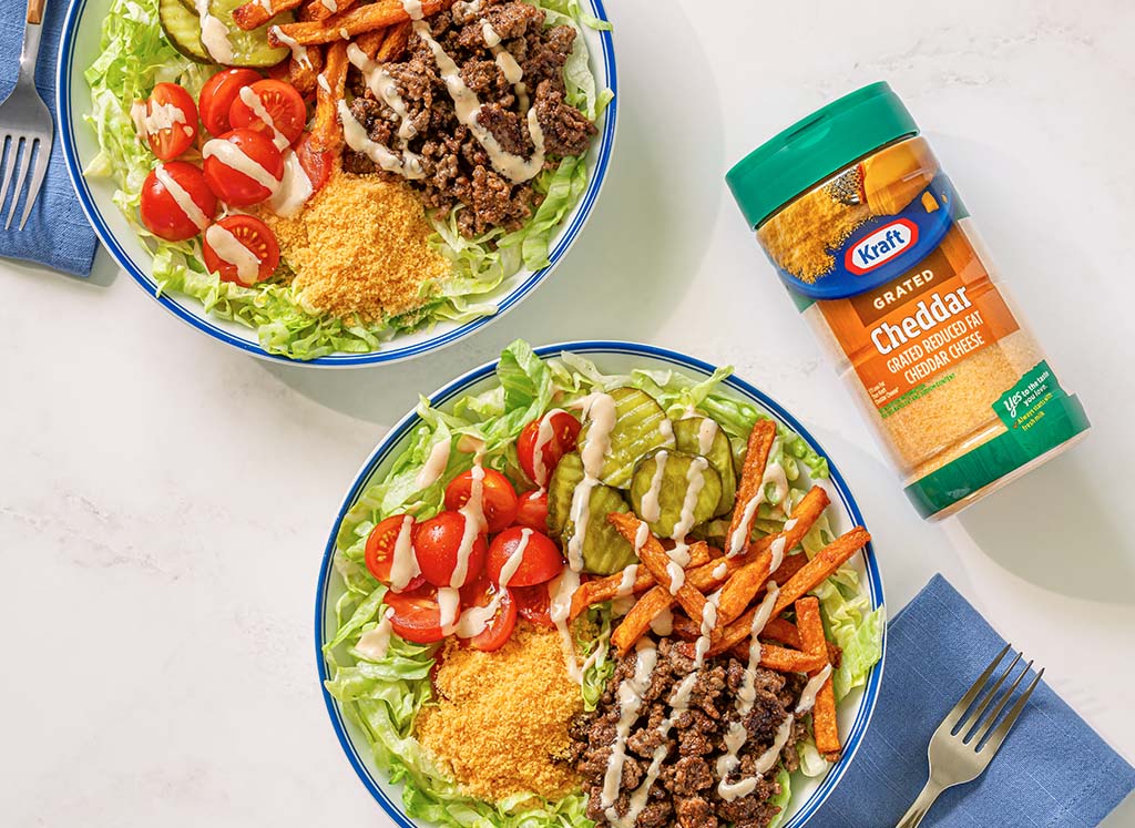 Classic Cheddar Burger Bowls