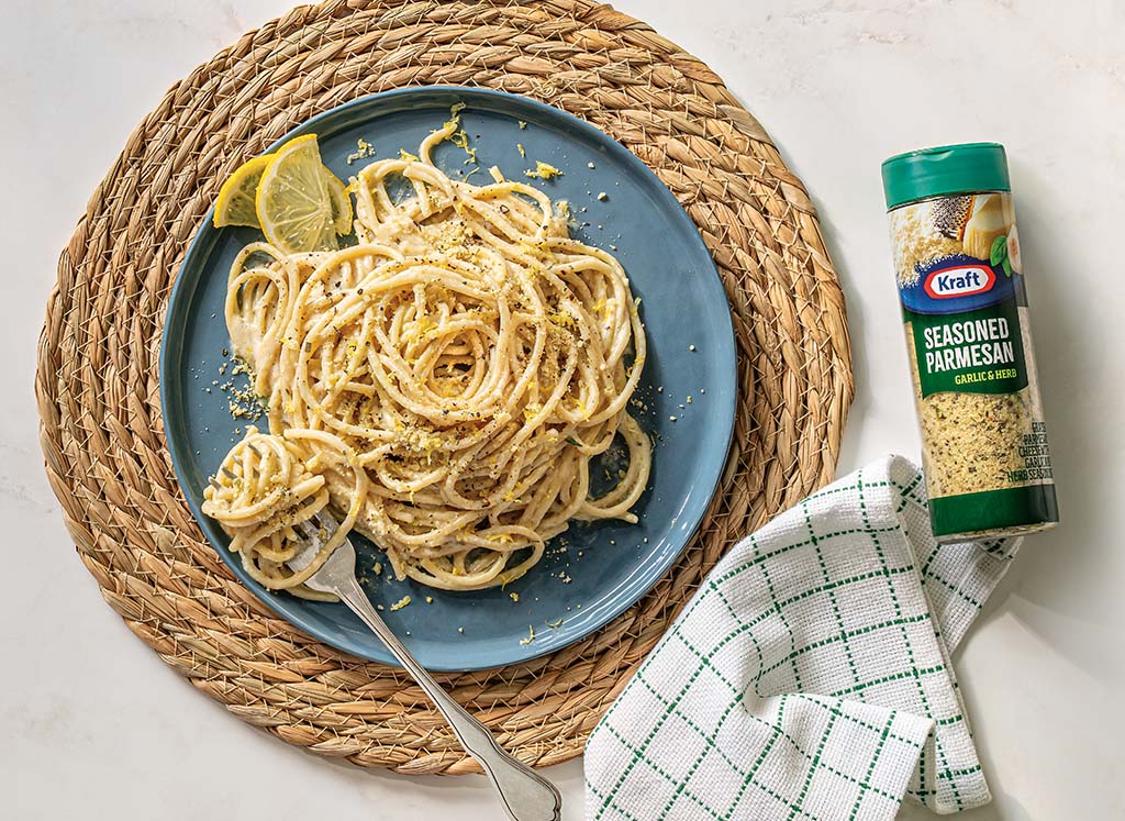 Lemon Garlic Parm Pasta