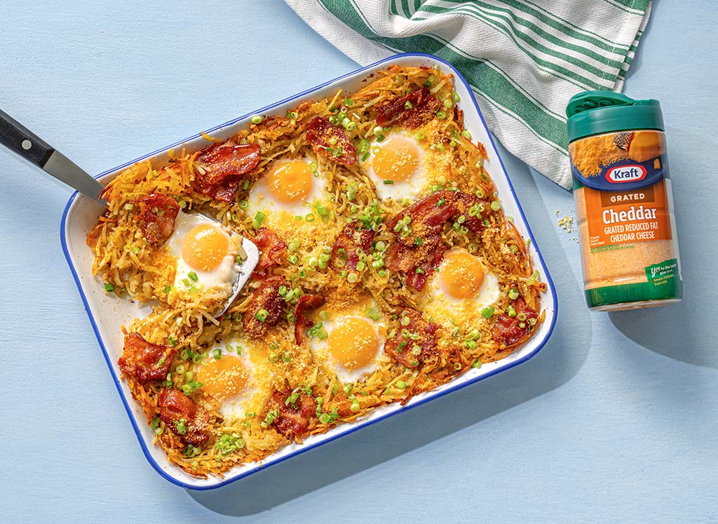 Sheet Pan Bacon, Egg & Hasbrown Bake