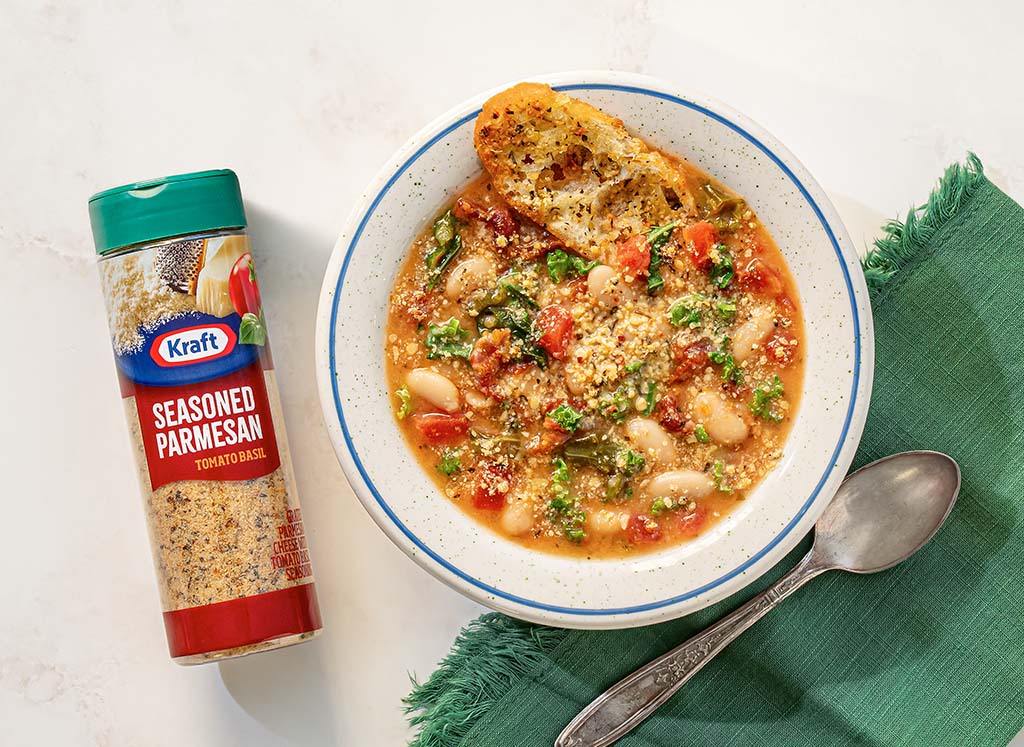 Tomato Parm & White Bean Soup